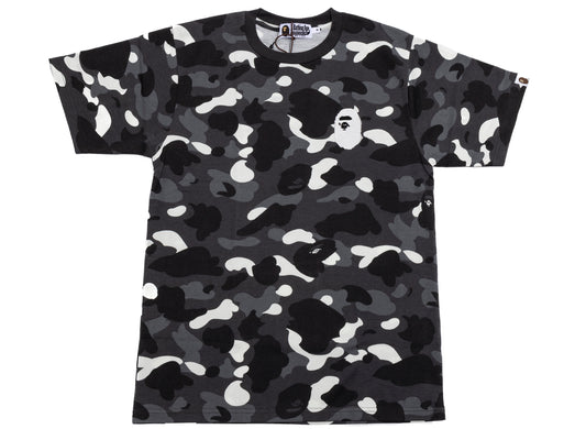 A Bathing Ape City Camo Large Ape Head Tee in Black