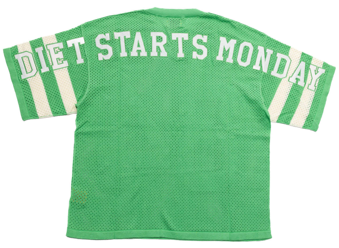 Diet Starts Monday Knit Mesh Jersey in Green