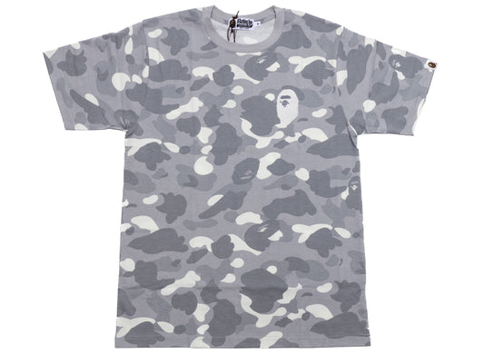 A Bathing Ape City Camo Large Ape Head Tee in Grey