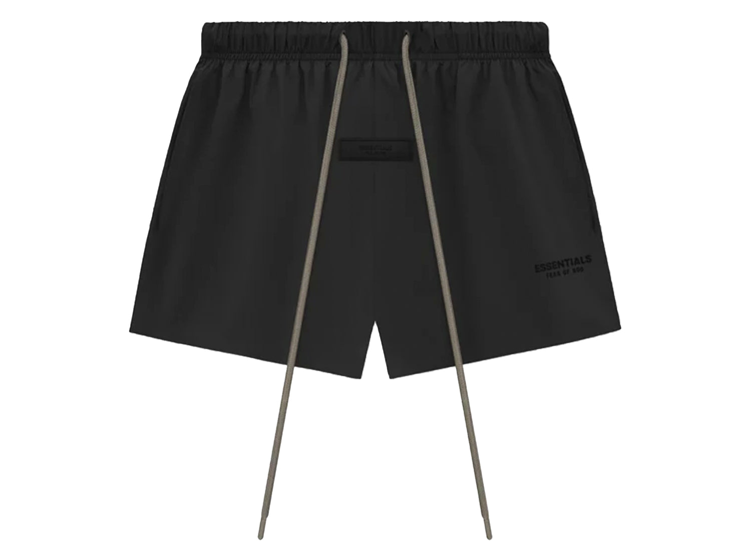 Fear of God Essentials Nylon Running Shorts in Black xld