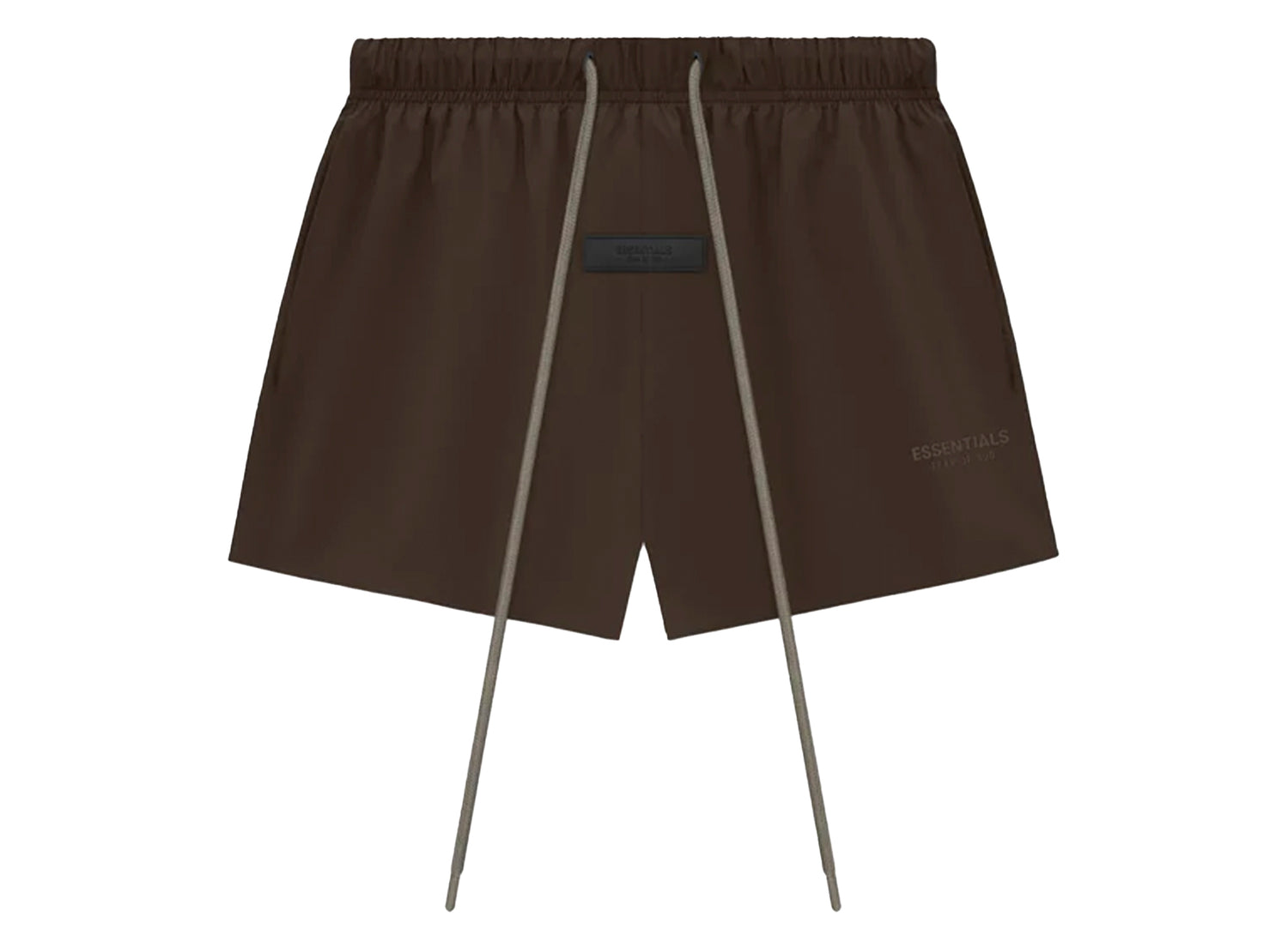 Fear of God Essentials Women#39;s Nylon Running Shorts Wood