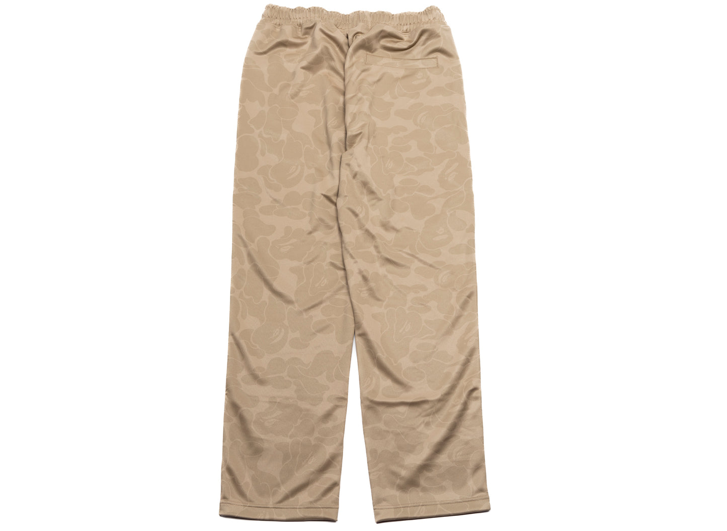 A Bathing Ape Solid Camo Bathing Ape Logo Relaxed Fit Sweatpants in Beige