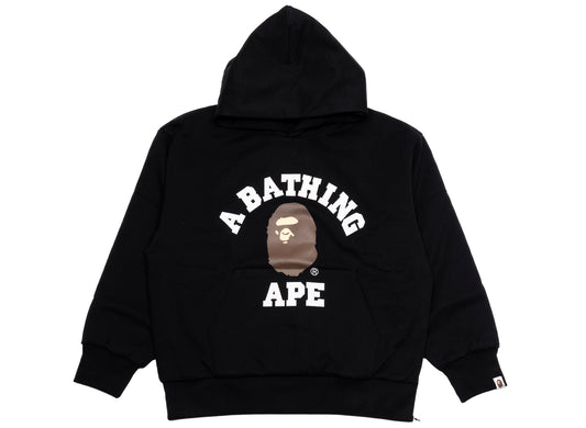 A Bathing Ape College Puffy Relaxed Fit Pullover Hoodie xld