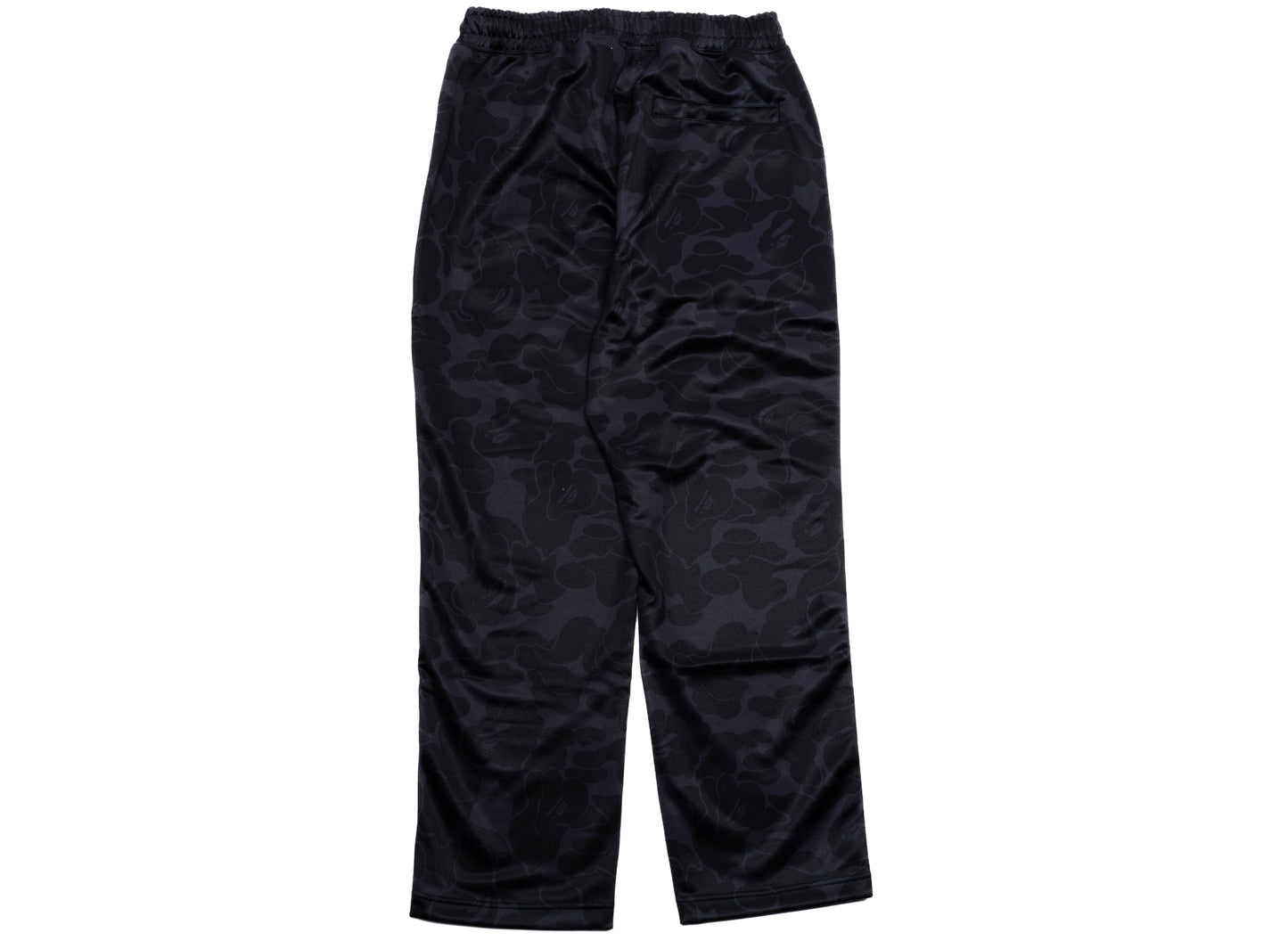 A Bathing Ape Solid Camo Bathing Ape Logo Relaxed Fit Sweatpants in Black xld