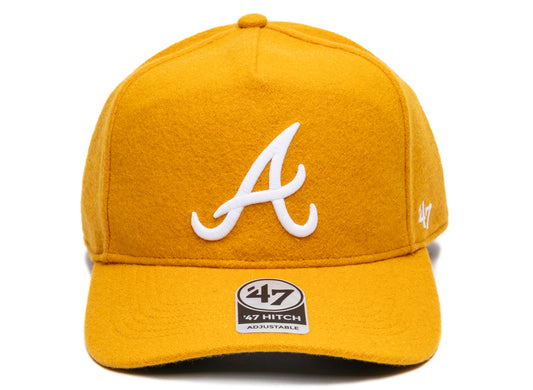 47 Brand Atlanta Braves Zodiac '47 Hitch Hat in Gold