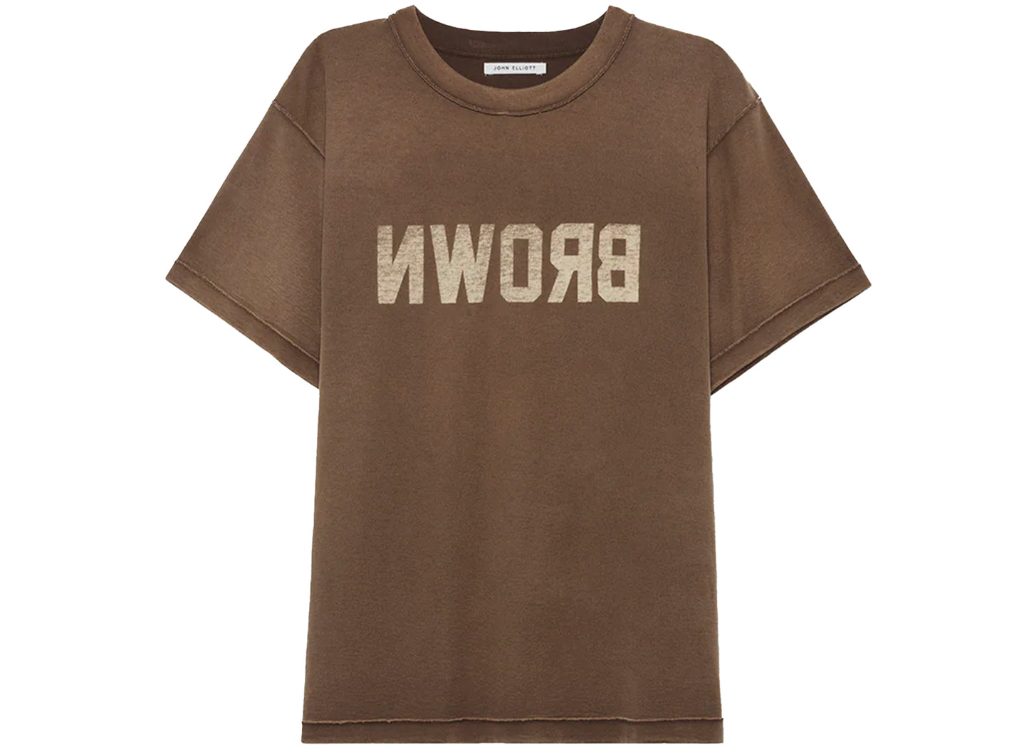 John Elliott S/S Rush Tee in Brown