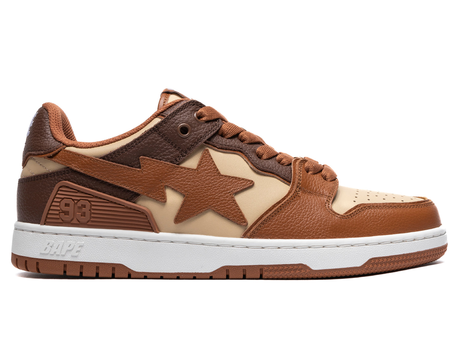 A Bathing Ape Sk8 Sta #5 in Brown xld