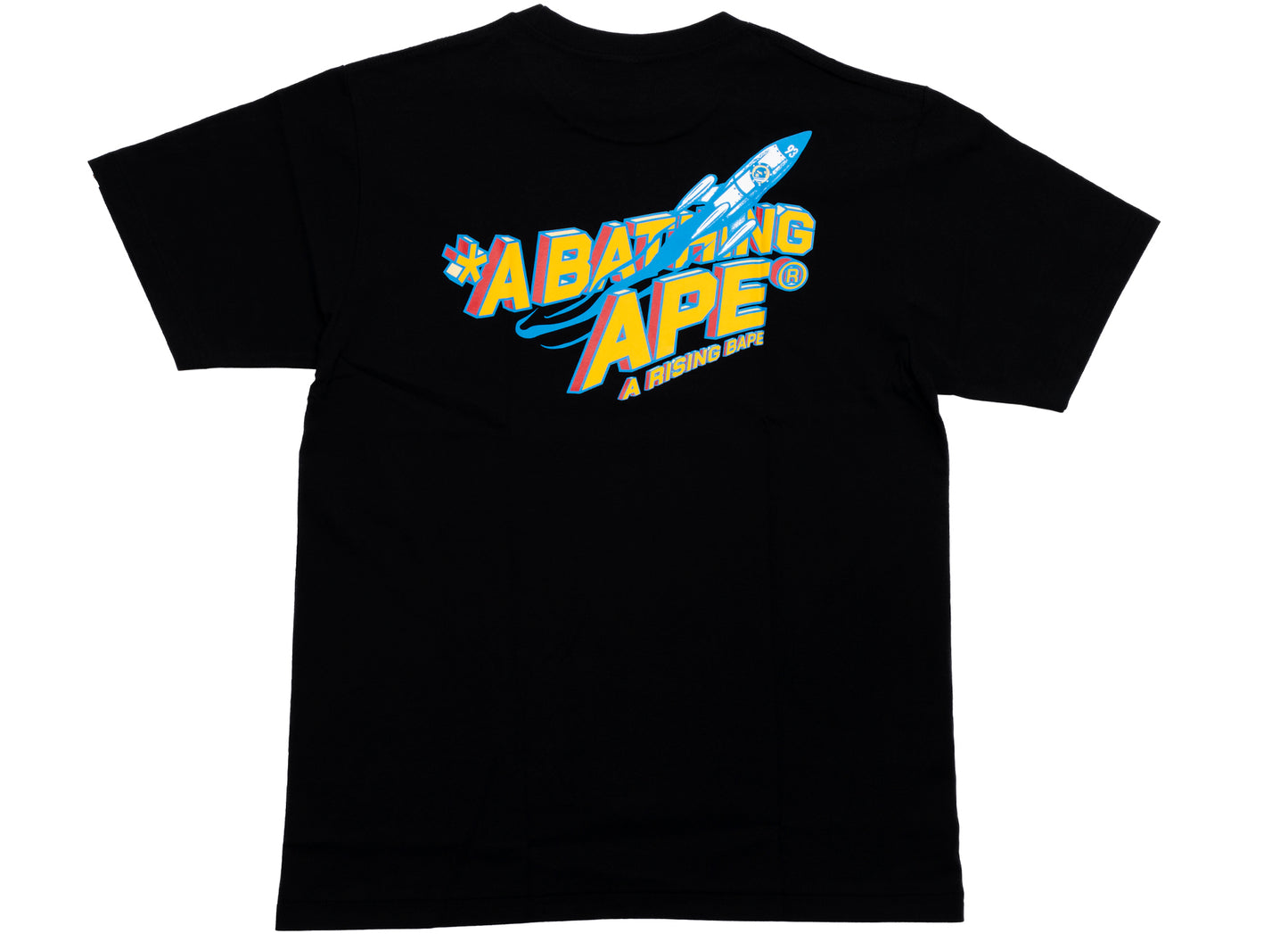 A Bathing Ape Moon Ape Head Tee in Black