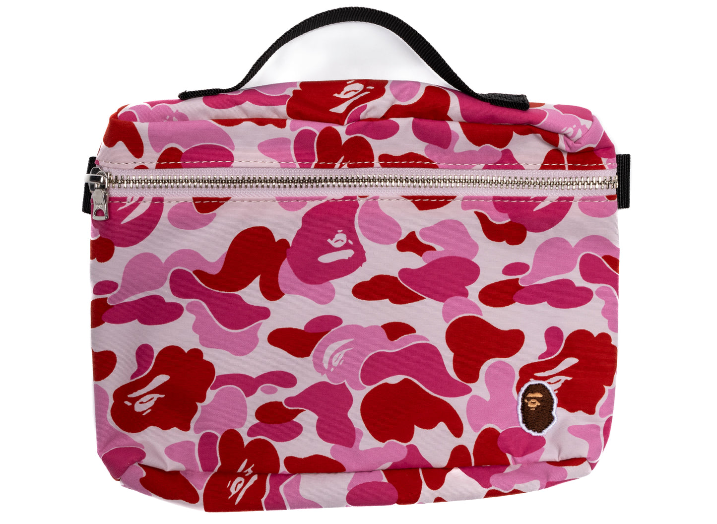 A Bathing Ape ABC Camo Music Pouch in Pink