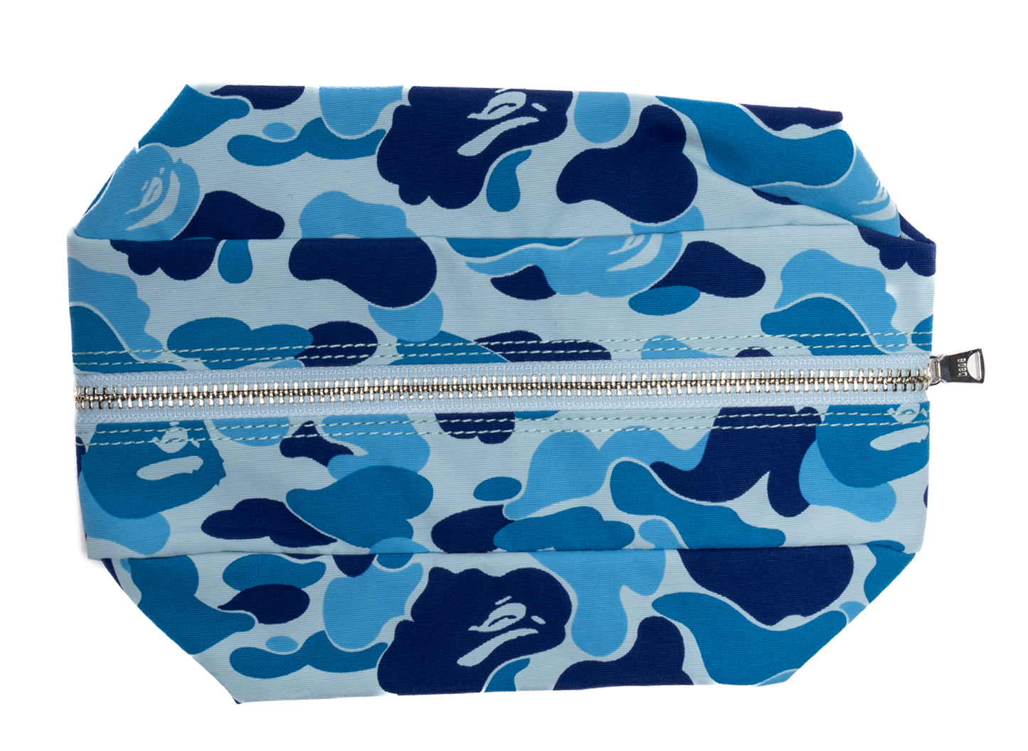 A Bathing Ape ABC Camo Flight Pouch in Blue