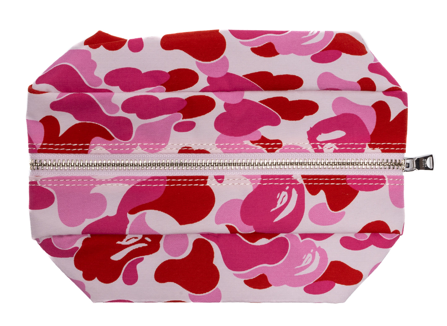 A Bathing Ape ABC Camo Flight Pouch in Pink