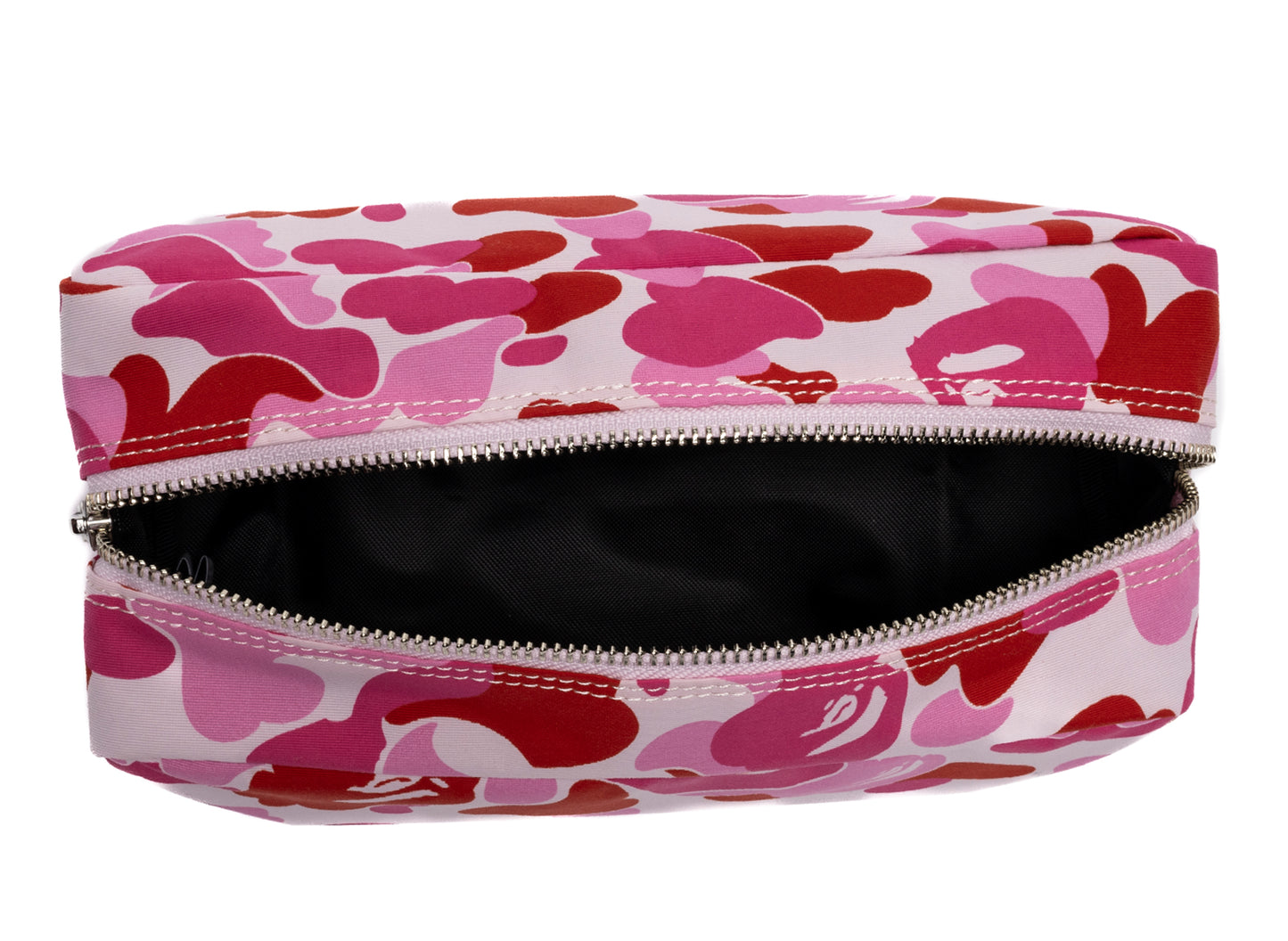 A Bathing Ape ABC Camo Flight Pouch in Pink