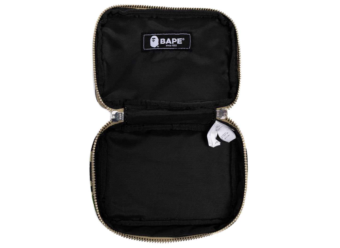 A Bathing Ape ABC Camo Amenity Pouch in Green