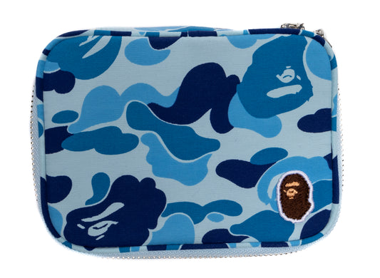 A Bathing Ape ABC Camo Amenity Pouch in Blue