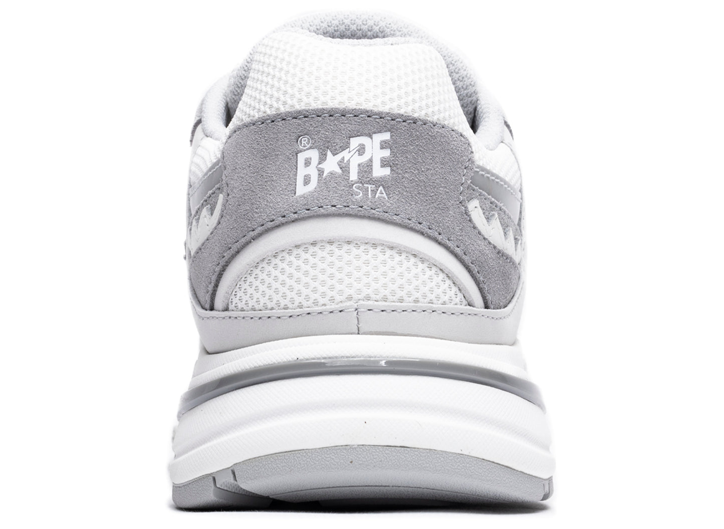 A Bathing Ape Shark Sta M2 in Grey/White