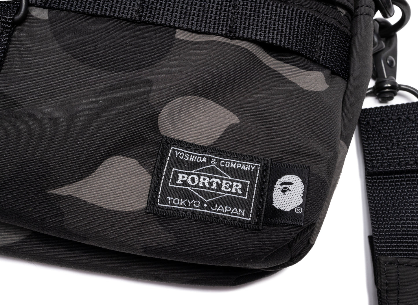 A Bathing Ape Porter Color Camo Shoulder Bag