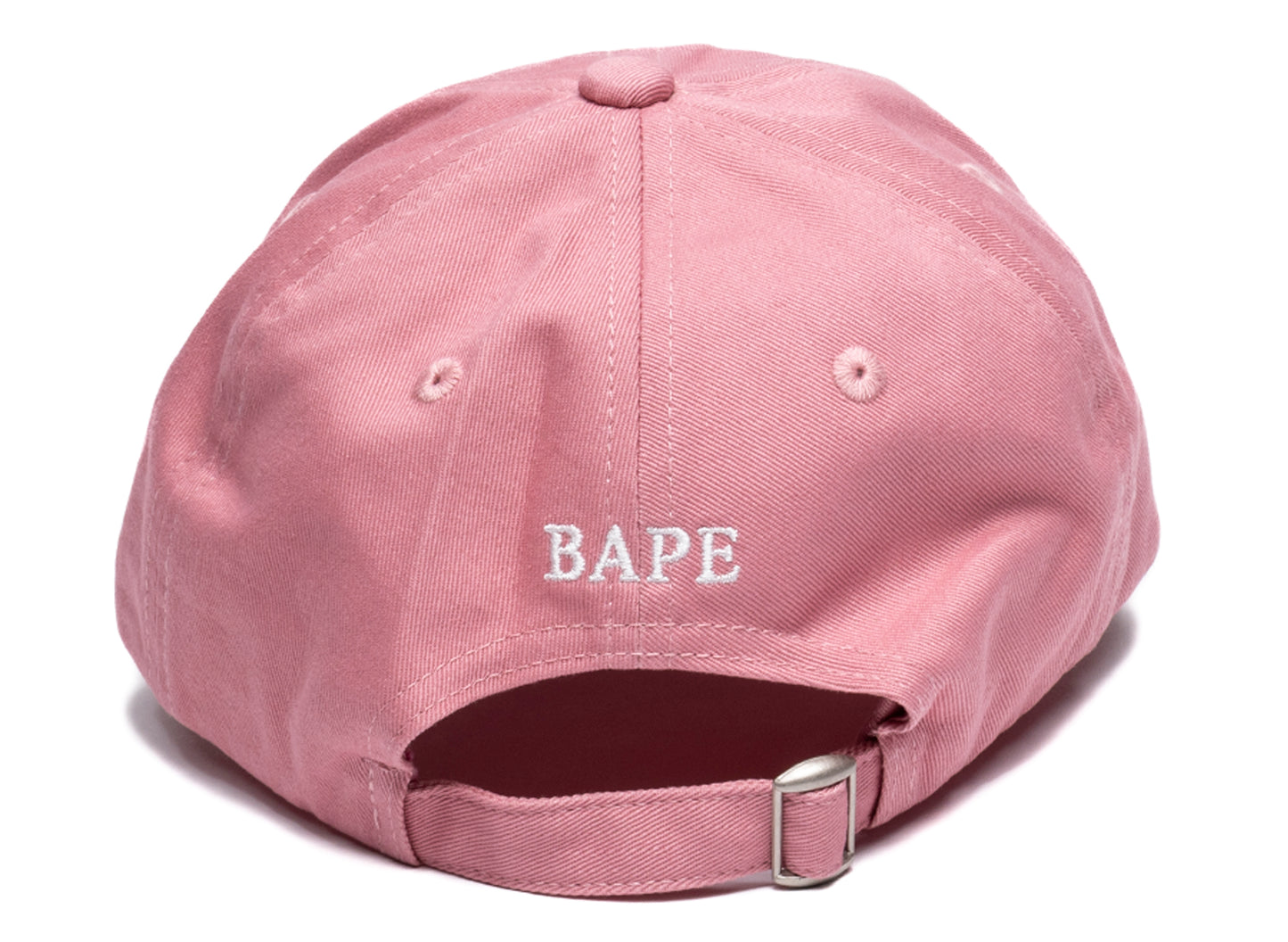 A Bathing Ape Ape Head Panel Cap in Pink