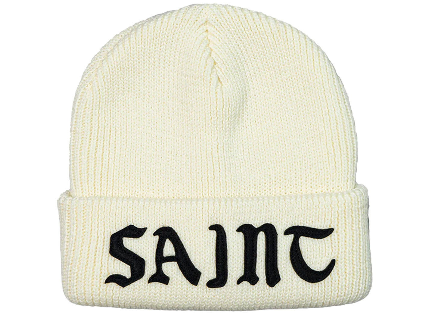 Saint Michael Saint Knit Cap in White xld