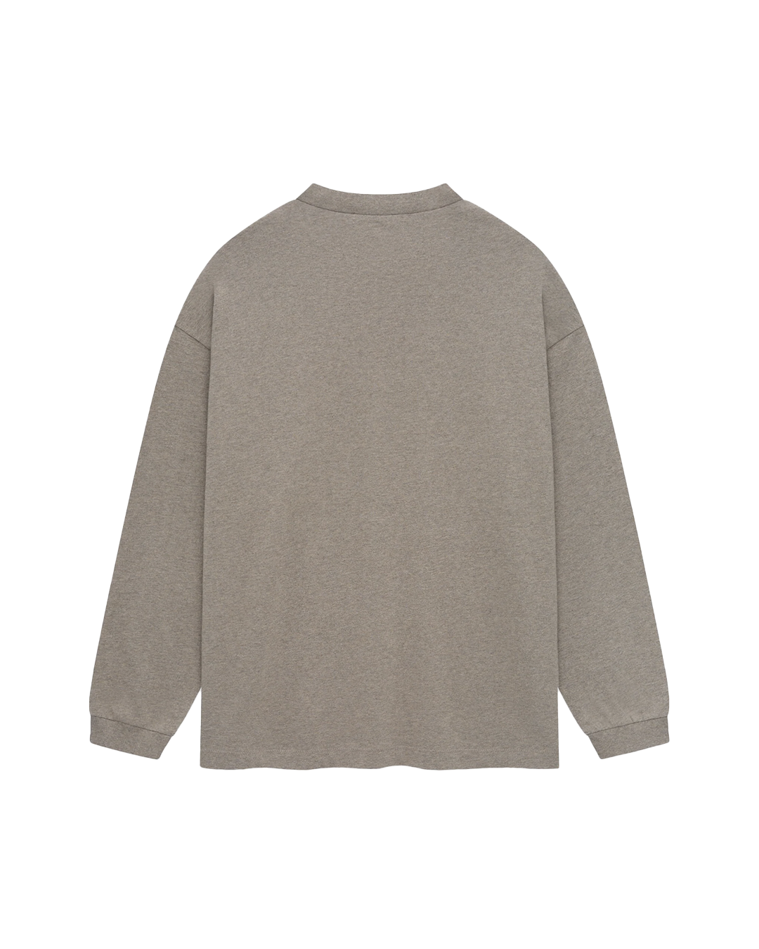 Fear of God Essentials Jersey L/S Tee in Heather Grey xld