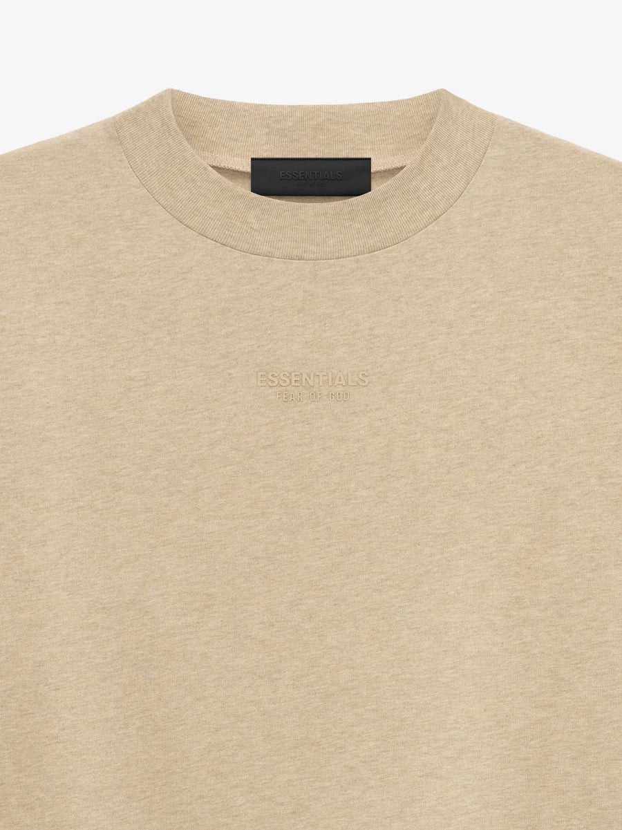 Fear of God Essentials LS Tee in Gold Heather