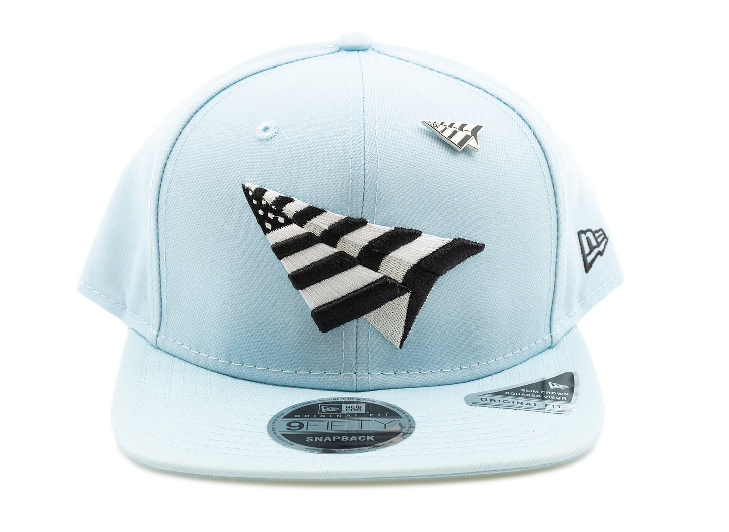 Paper Planes Powder Blue Crown Old School Snapback