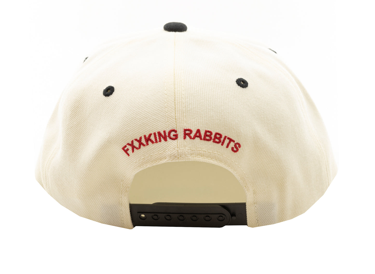 Fucking Rabbits Kills Snapback Cap in White