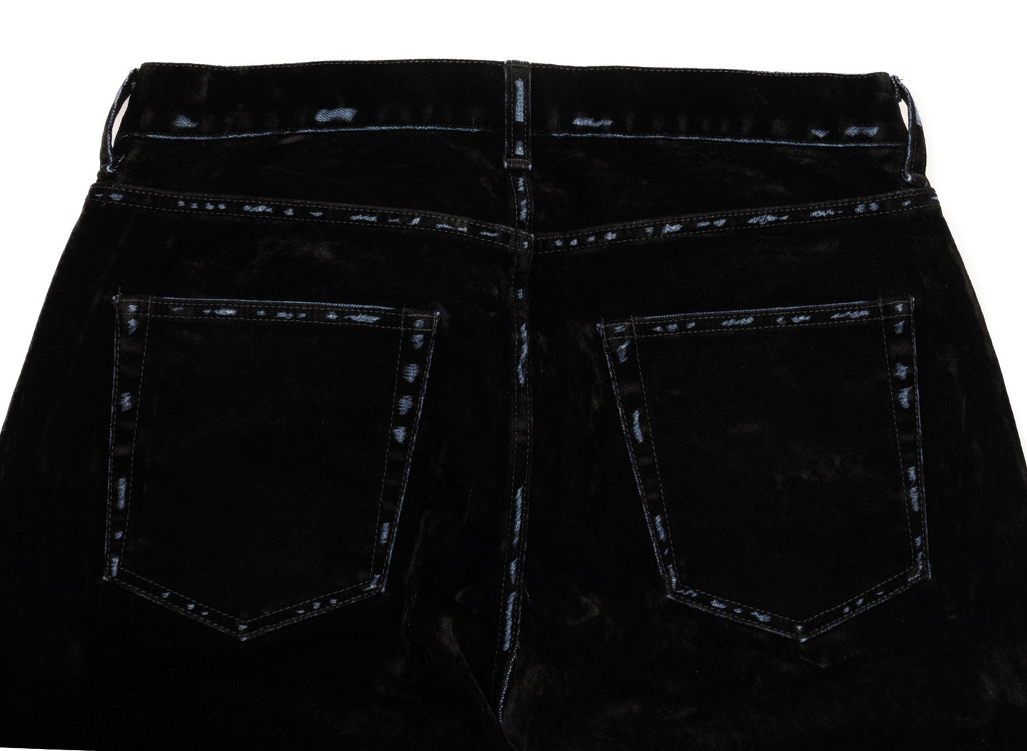 John Elliott The Daze Crush Flock Jeans in Black