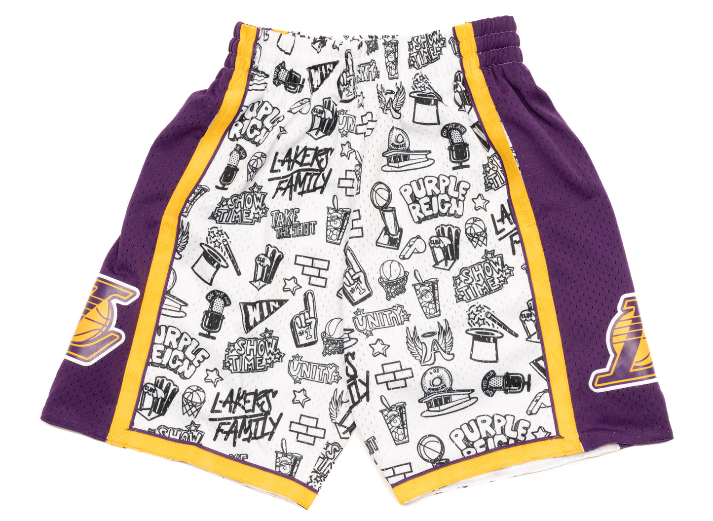Los Angeles Lakers Mitchell & Ness NBA Authentic Shorts - Mens Size L