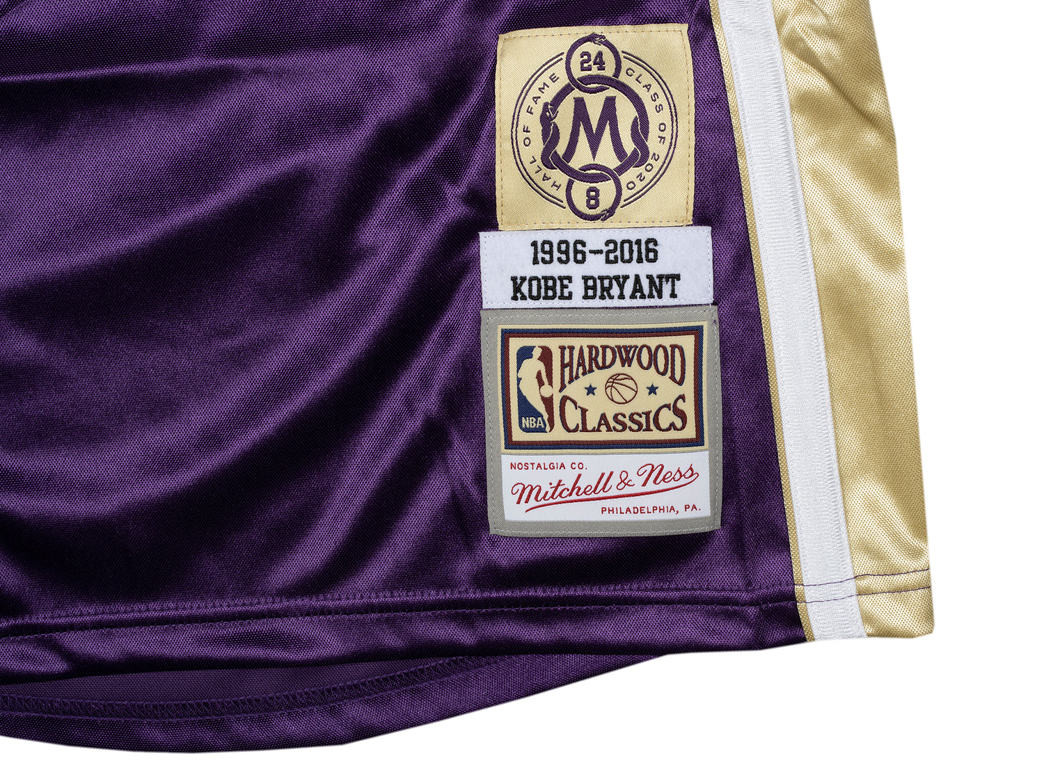 Mitchell & Ness Authentic Hall Of Fame Kobe Bryant Lakers Jersey - Size  M