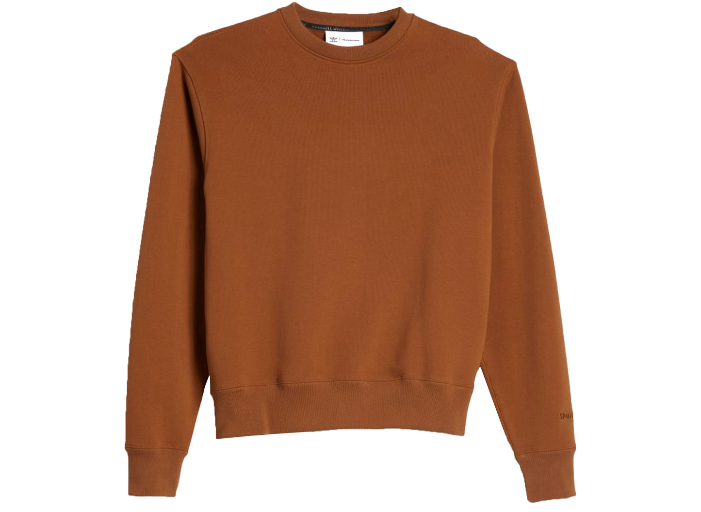 Adidas Pharrell Williams Humanrace Basics Crewneck in Wild Brown