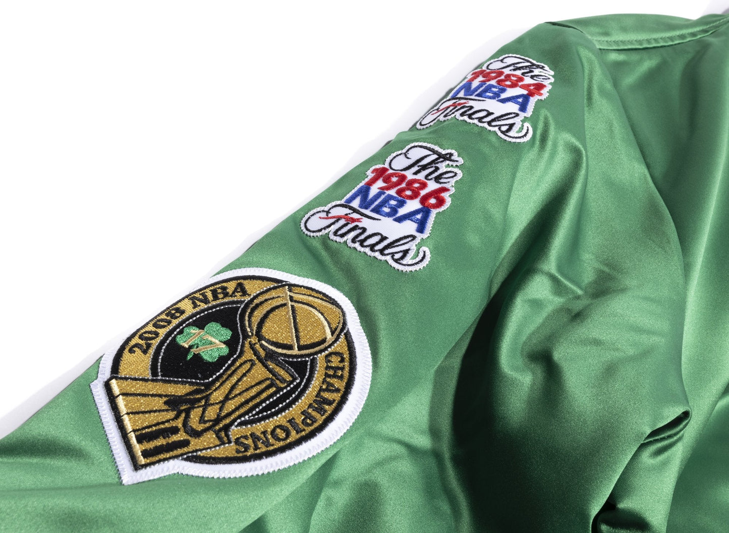 Champ City Satin Jacket Boston Celtics - Shop Mitchell & Ness