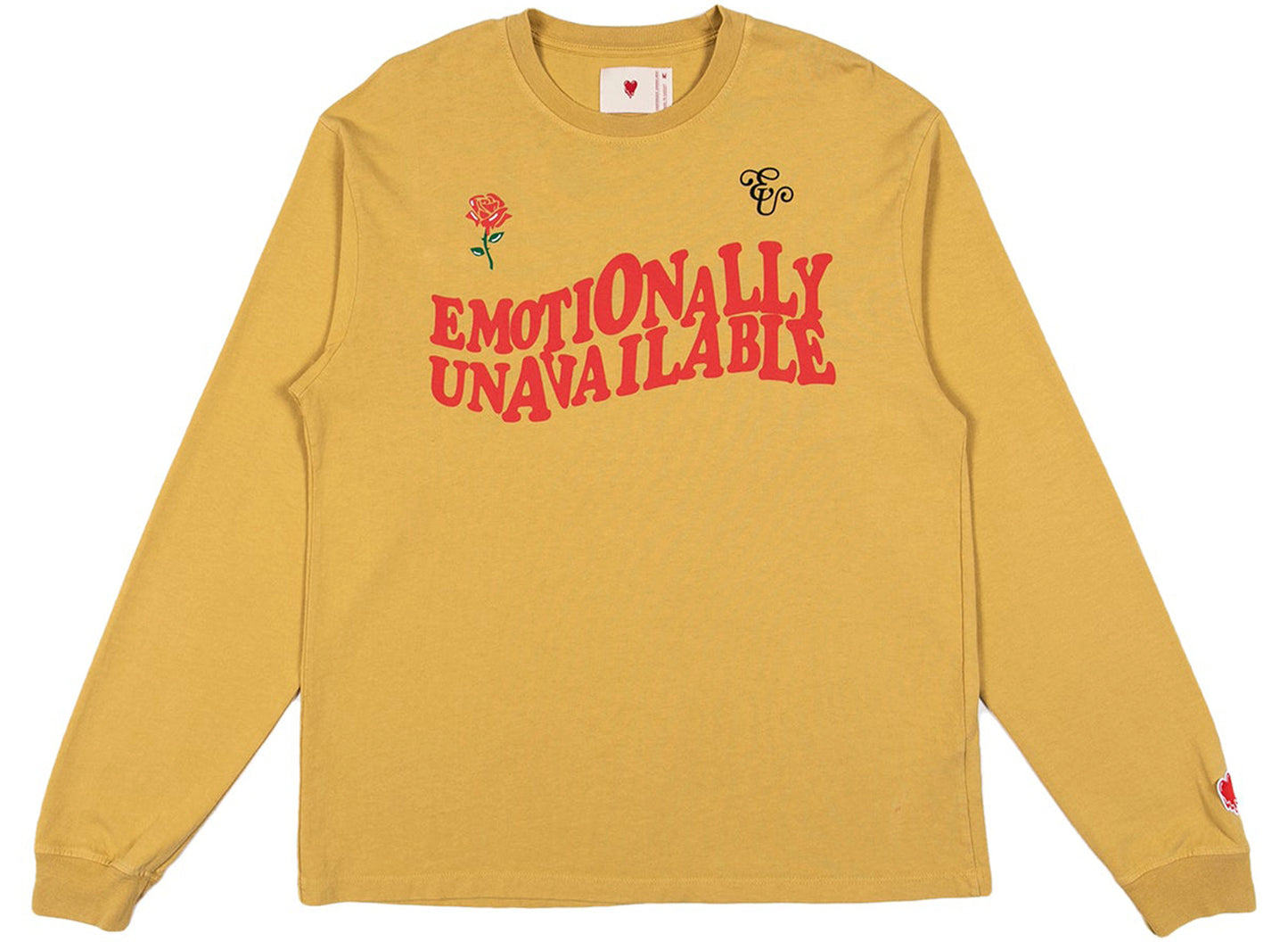 Emotionally Unavailable Wavy Script L/S Tee