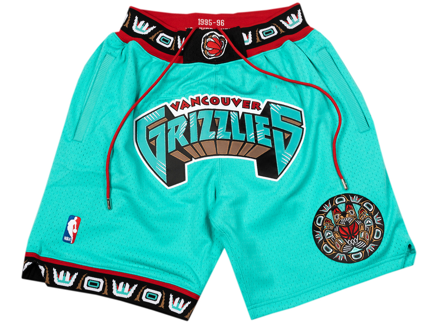 Vancouver Grizzlies Teal JUST DON Shorts
