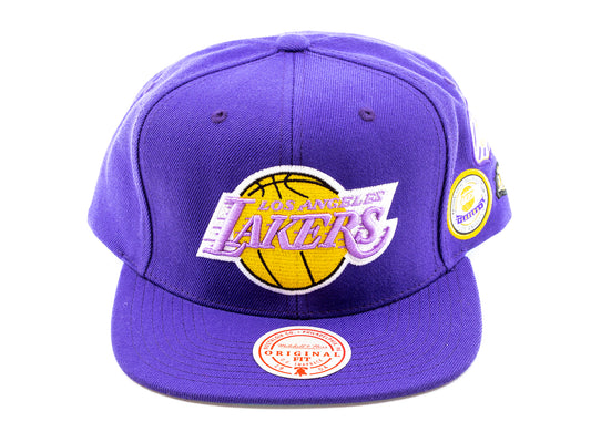 Mitchell & Ness NBA On the Block Lakers Snapback – Oneness Boutique