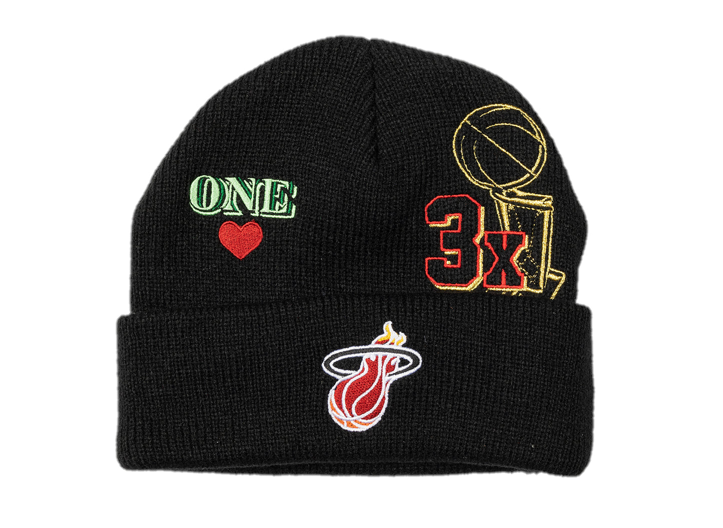 Mitchell & Ness NBA Hyperlocal Miami Heat Beanie