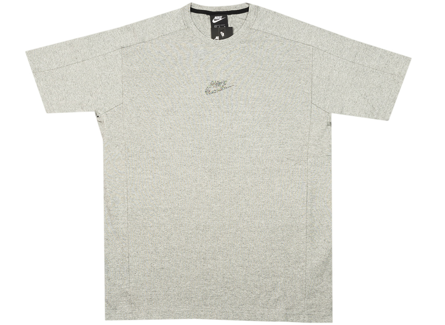 Nike Sportswear Revival S/S Top in Heather Grey