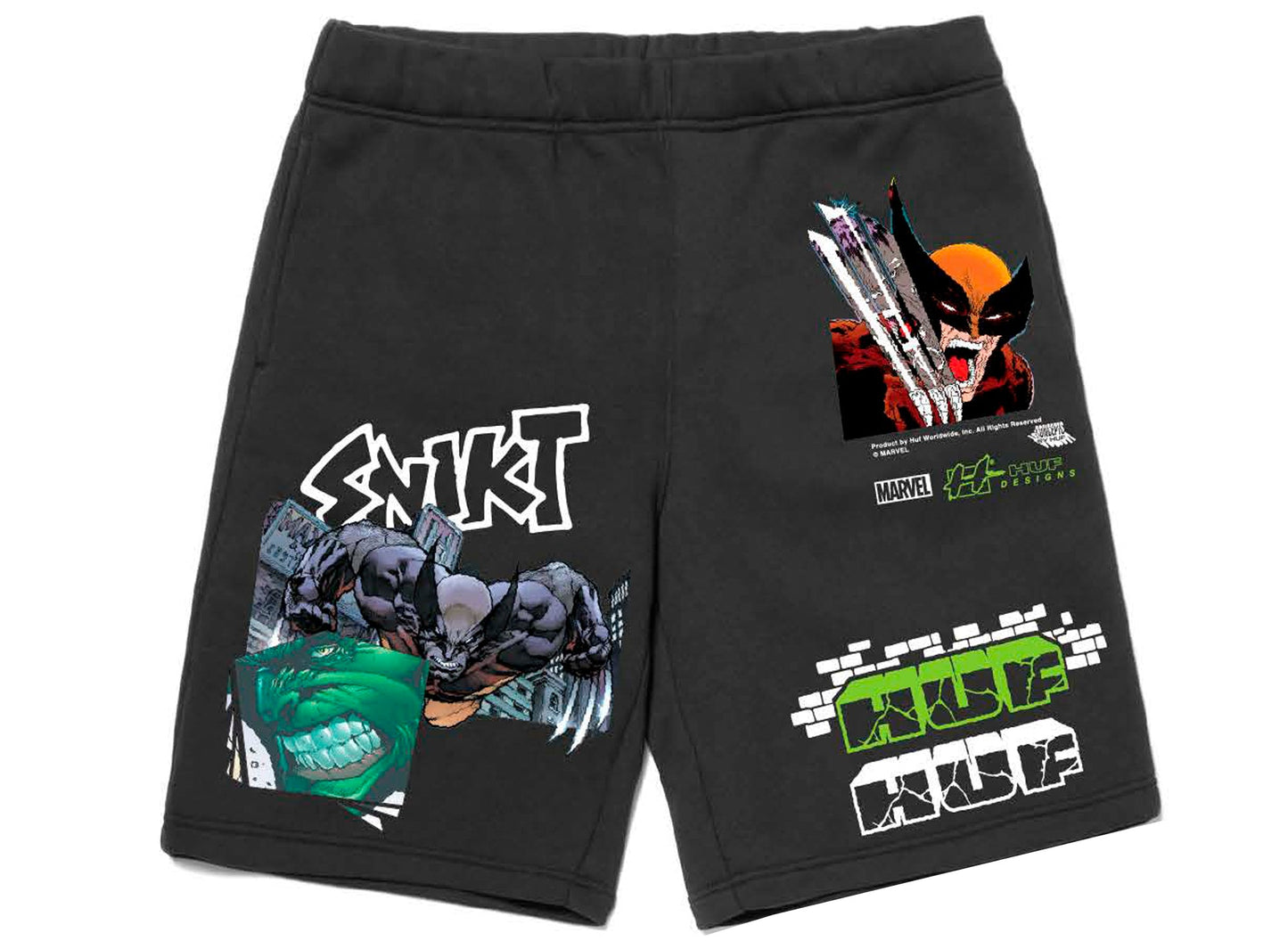 HUF Smash Up Fleece Shorts