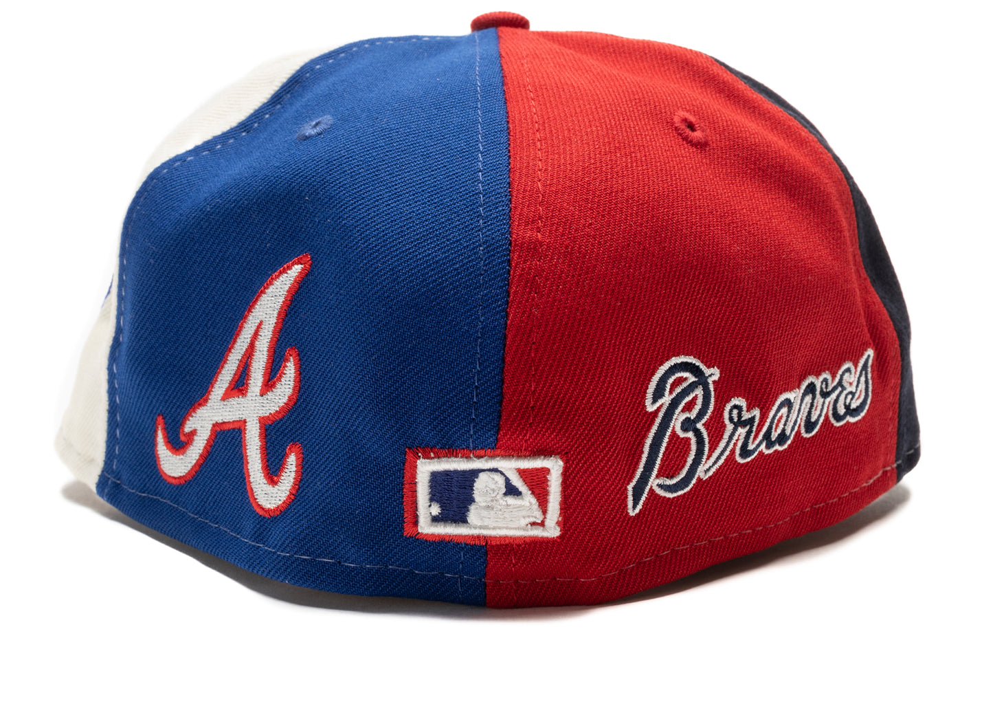 Official New Era Atlanta Braves MLB Logo Pinwheel Navy 59FIFTY