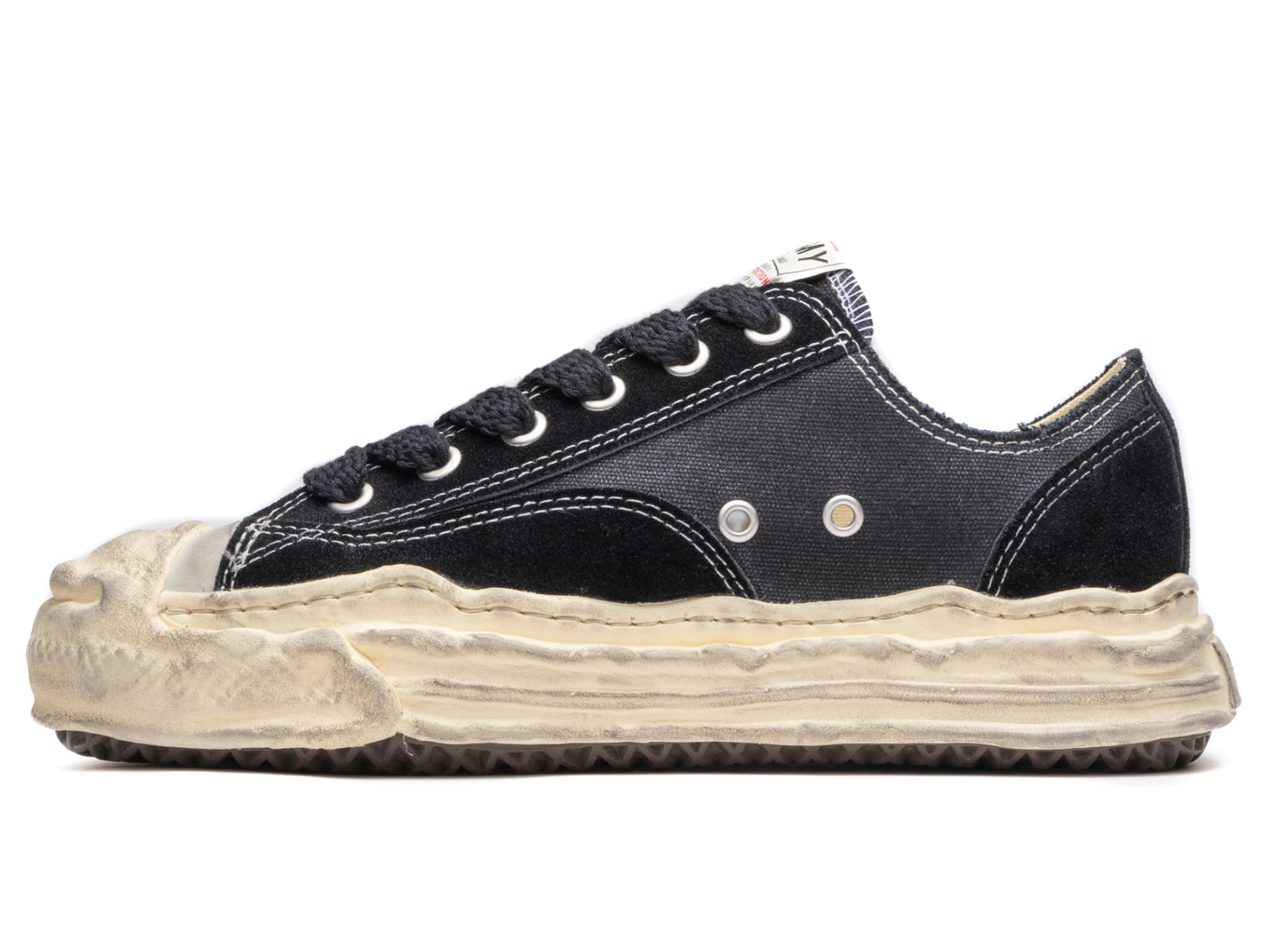 Maison Mihara Yasuhiro Blakey Low in Black xld – Oneness Boutique