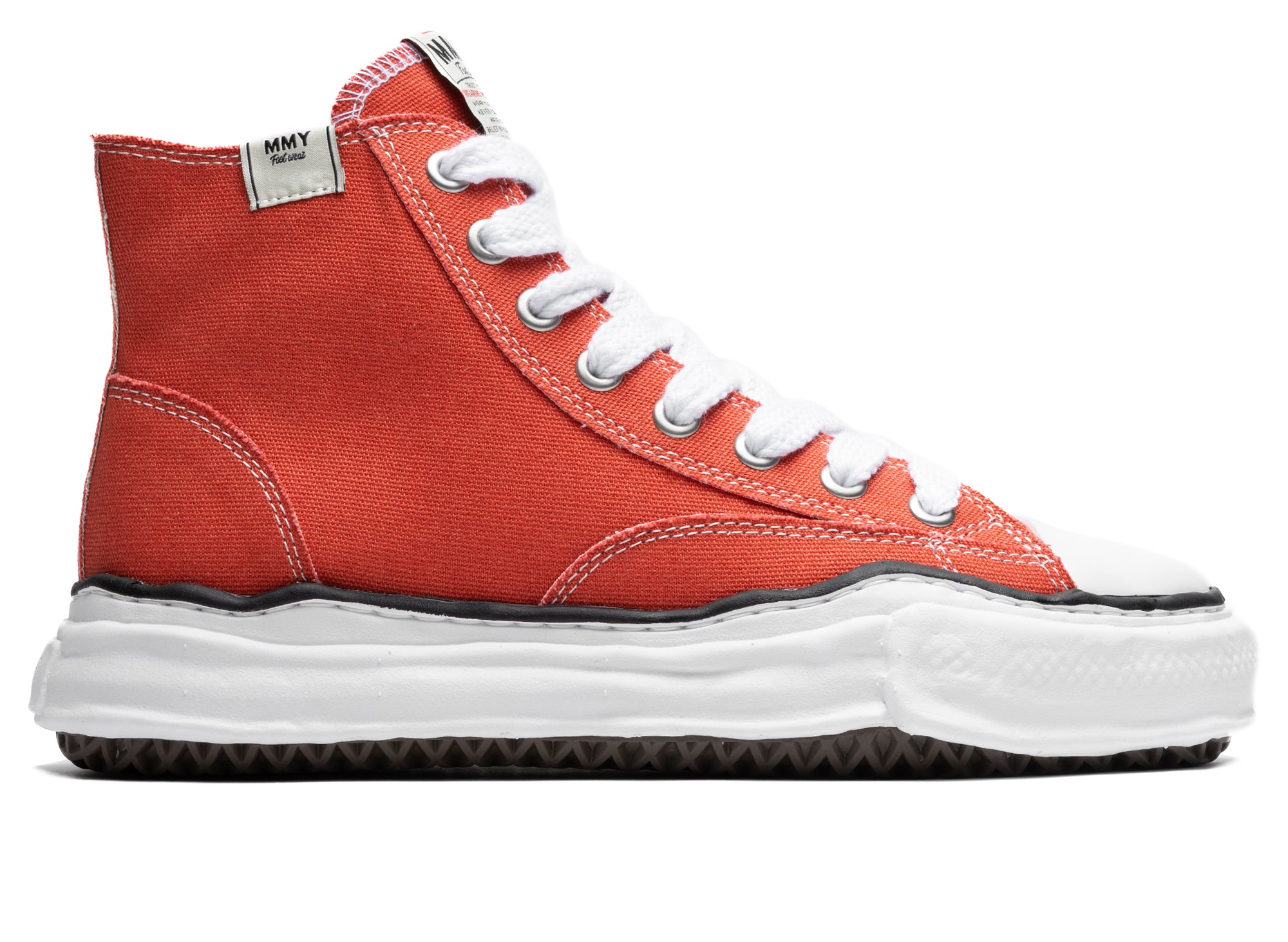 Maison Mihara Yasuhiro High Top Lace Up Sneaker in Orange – Oneness ...