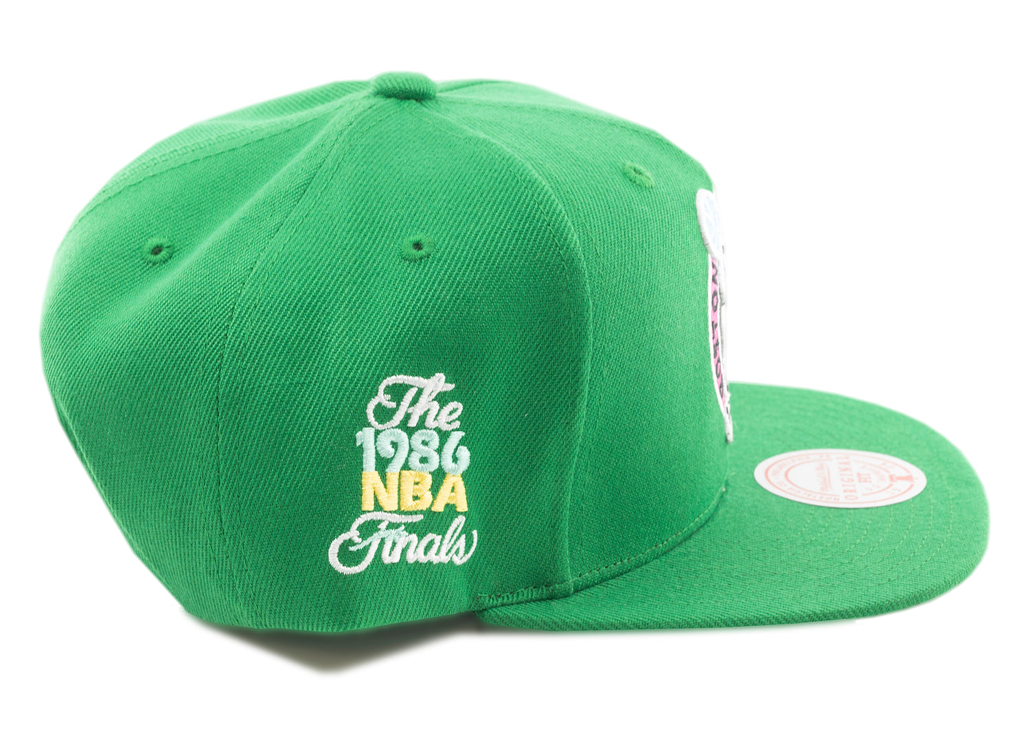 Shop Mitchell & Ness Boston Celtics Three Collection Snapback Hat