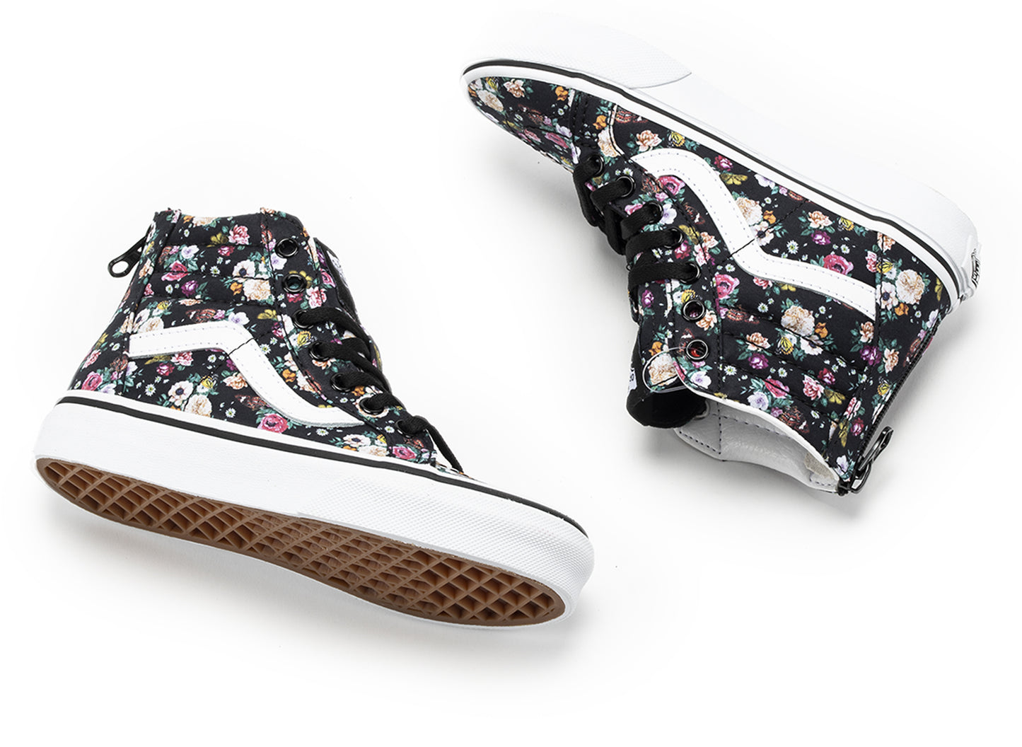 Vans YOUTH SK8-Hi Zip Butterfly Floral – Oneness Boutique