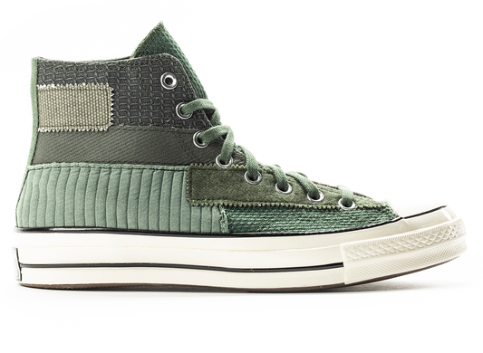 Converse 70 Hi Patchwork in Green